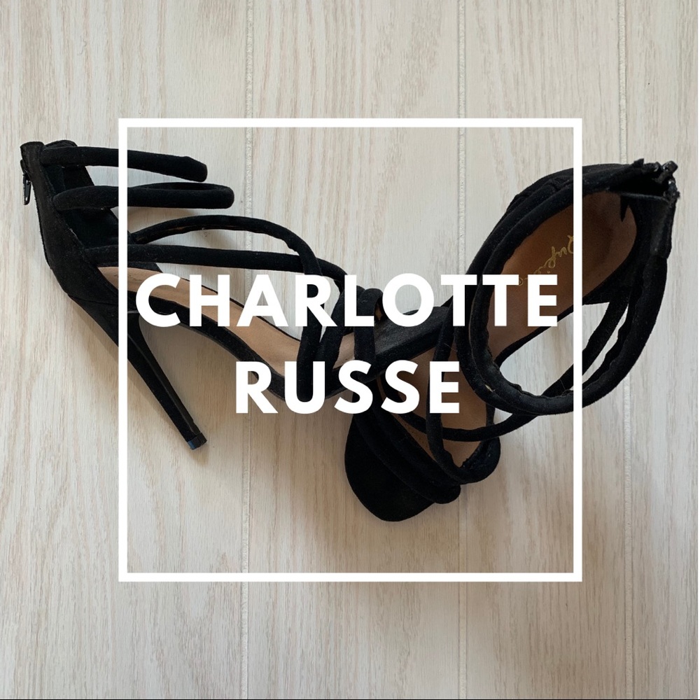 Charlotte Russe Suede Black High Heels